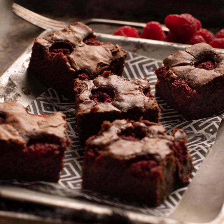 Raspberry Brownies - Seasonal Variations - Linton and Co.